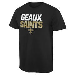 New Orleans Saints Mantra T-Shirt - Black on sale