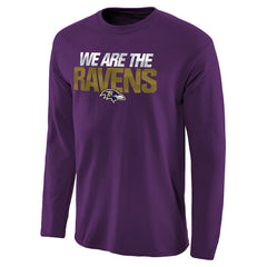 Men's Baltimore Ravens Purple Statement Long Sleeve T-Shirt for sale