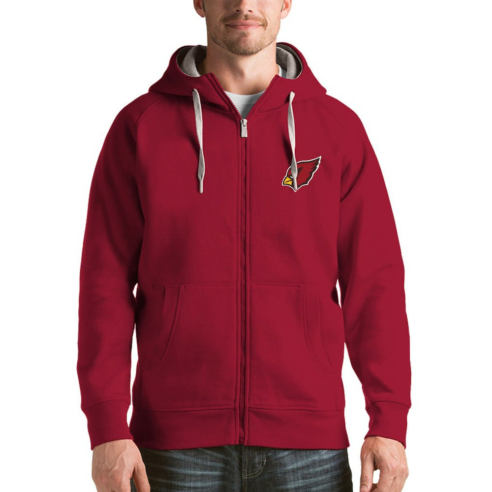 Arizona Cardinals Antigua Victory Full-Zip Hoodie - Cardinal cheap