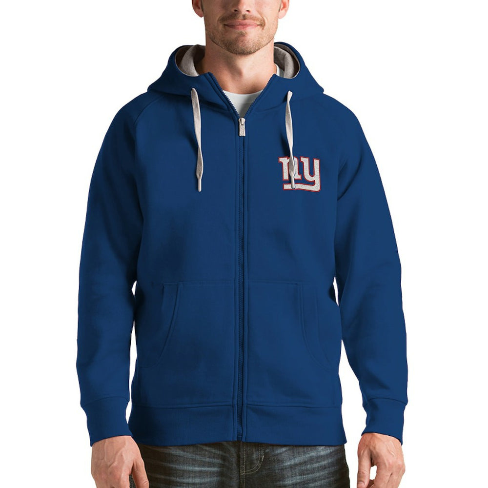 New York Giants Antigua Victory Full-Zip Hoodie - Royal for sale