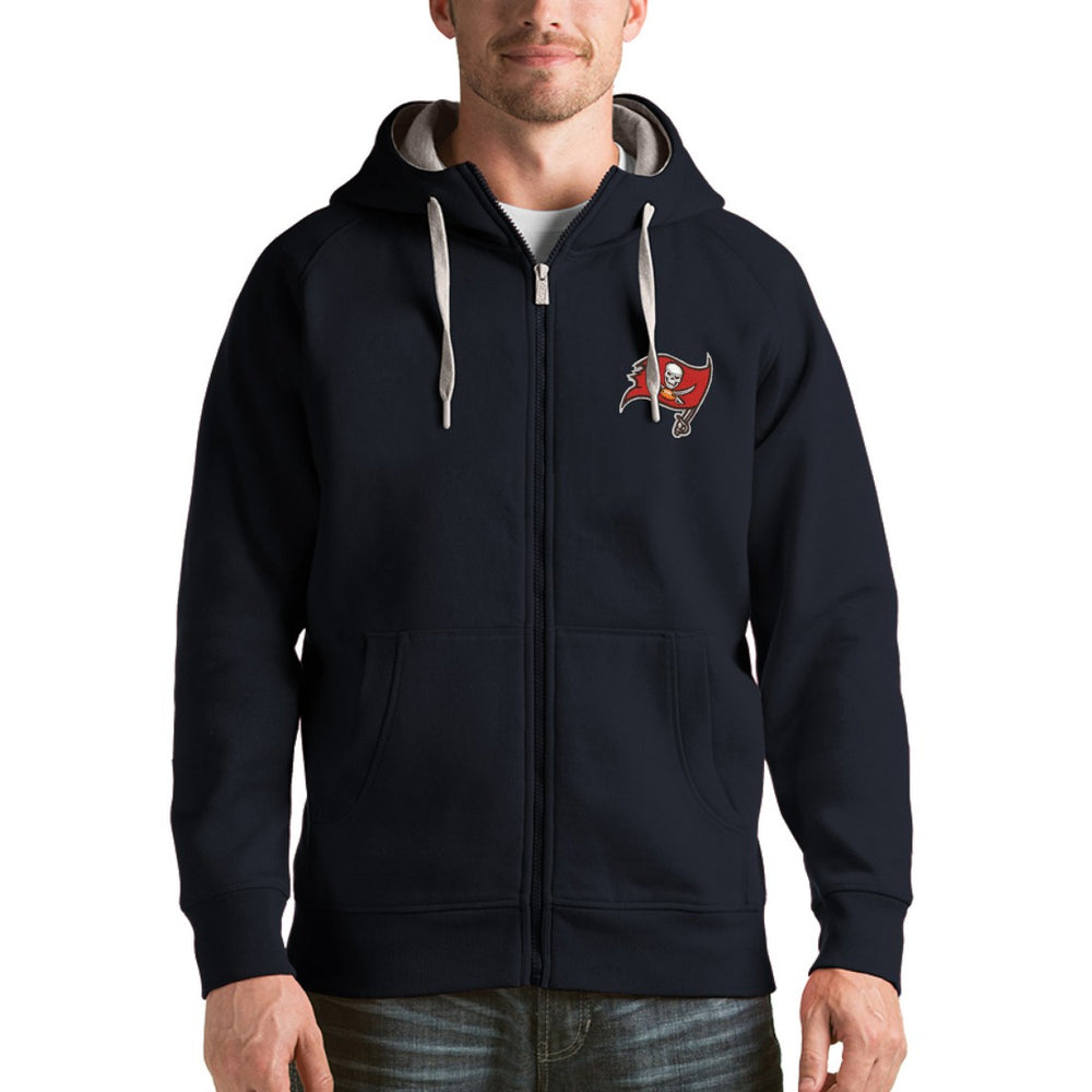 Tampa Bay Buccaneers Antigua Victory Full-Zip Hoodie - Charcoal outlet