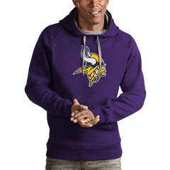 Minnesota Vikings Antigua Victory Pullover Hoodie - Purple online