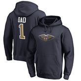New Orleans Pelicans #1 Dad Pullover Hoodie - Navy sale