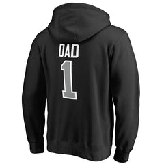 San Antonio Spurs #1 Dad Pullover Hoodie - Black online