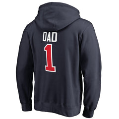 Washington Wizards #1 Dad Pullover Hoodie - Navy for sale