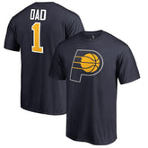 Indiana Pacers #1 Dad T-Shirt - Navy discount