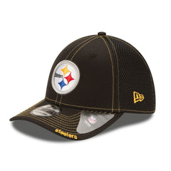 Pittsburgh Steelers New Era Neo 39THIRTY Flex Hat - Black - for sale