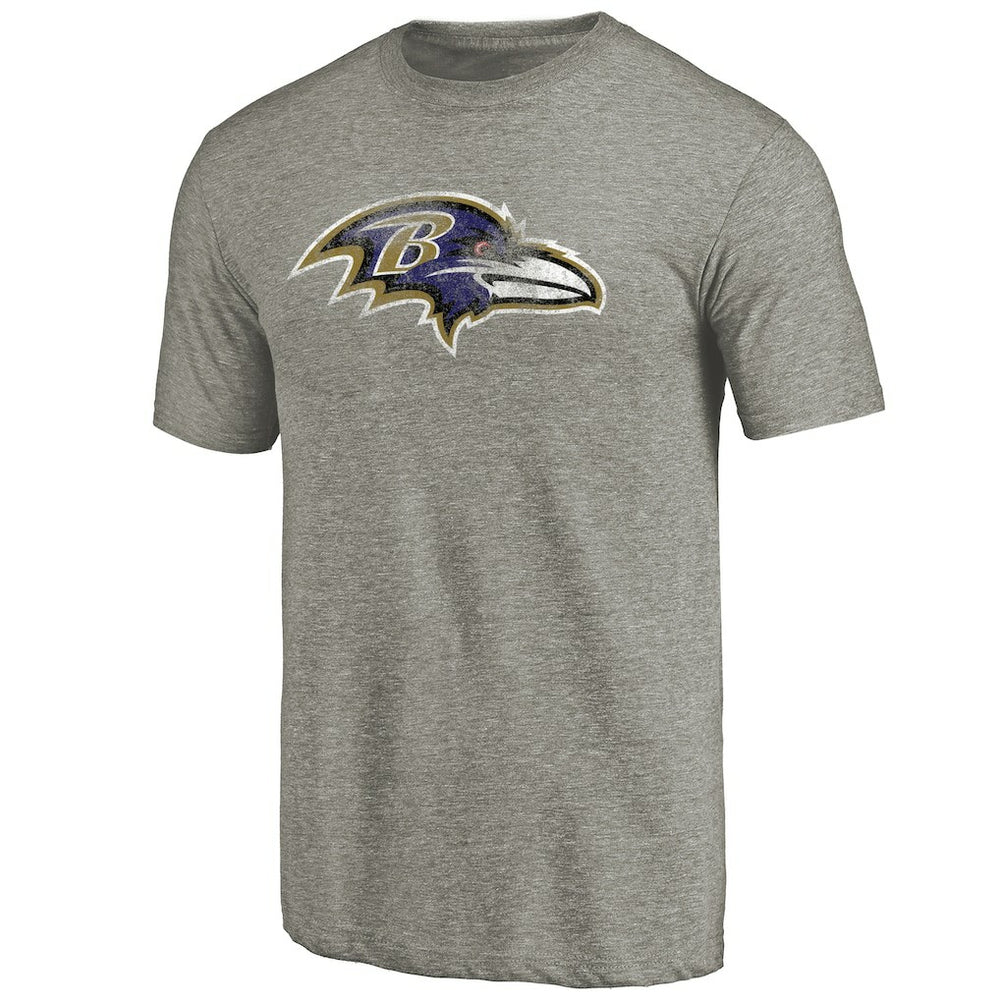 Baltimore Ravens Distressed Team T-Shirt - Ash online