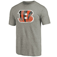 Cincinnati Bengals Distressed Team T-Shirt - Ash for sale