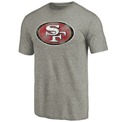 San Francisco 49ers Distressed Team T-Shirt - Ash outlet