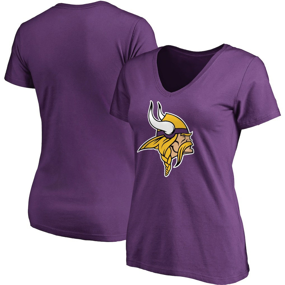 Minnesota Vikings Women's Primary Team Logo T-Shirt - Purple on sale