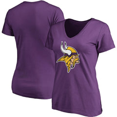 Minnesota Vikings Women's Primary Team Logo T-Shirt - Purple on sale