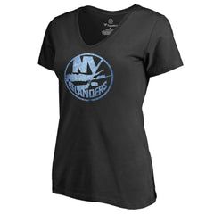 New York Islanders Women's Pond Hockey T-Shirt Black