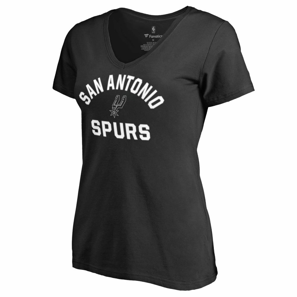 San Antonio Spurs Women's Overtime T-Shirt - Black sale