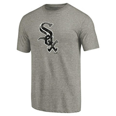 Chicago White Sox Distressed Team Tri-Blend T-Shirt - Ash