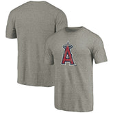 Los Angeles Angels Distressed Team Tri-Blend T-Shirt - Ash