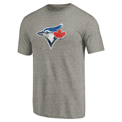 Toronto Blue Jays Distressed Team Tri-Blend T-Shirt - Ash