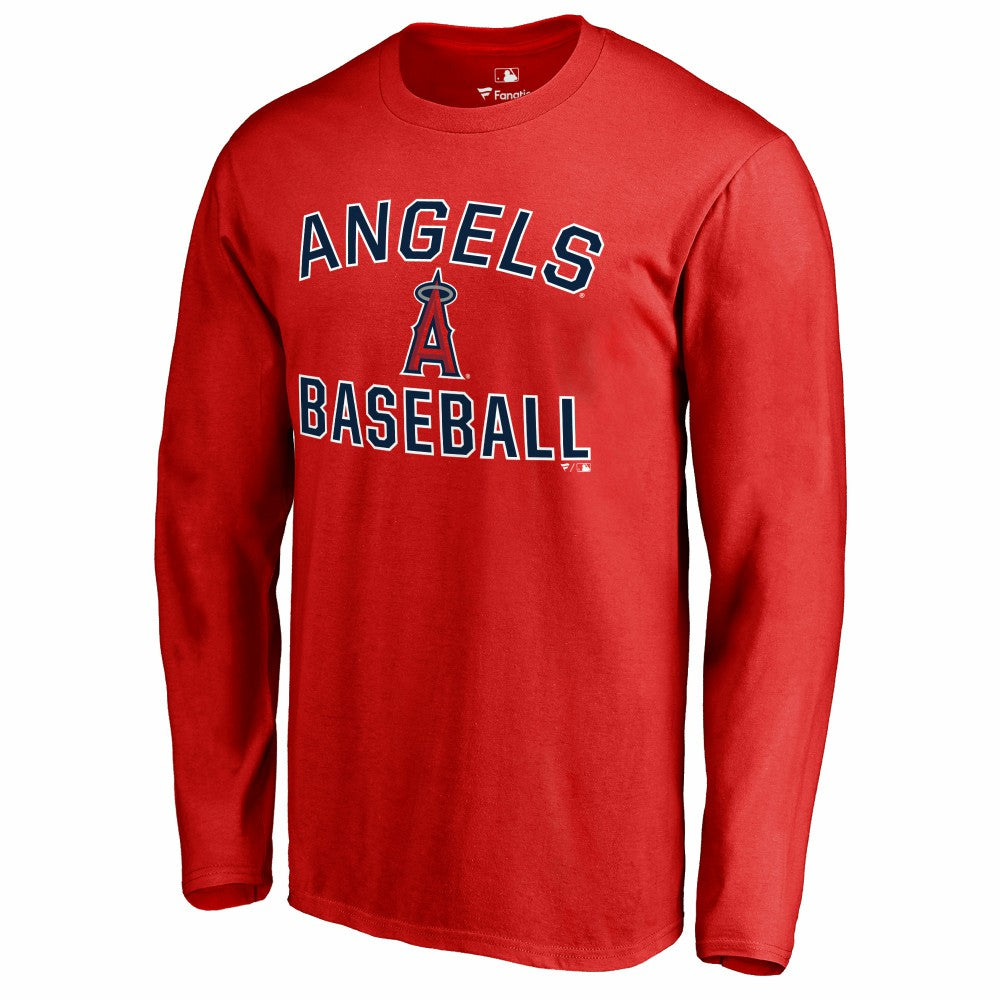 Los Angeles Angels Victory Arch Long Sleeve T-Shirt - Red