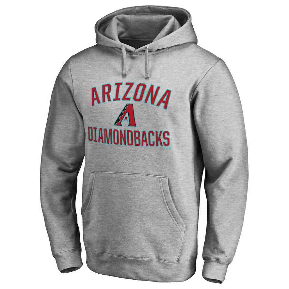 Arizona Diamondbacks Victory Arch Pullover Hoodie - Ash