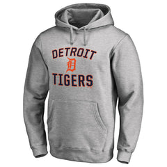 Detroit Tigers Victory Arch Pullover Hoodie - Ash