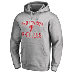 Philadelphia Phillies Victory Arch Pullover Hoodie - Ash