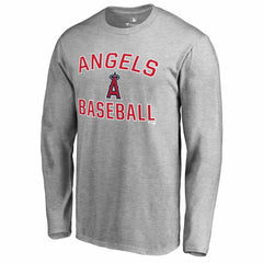 Los Angeles Angels Victory Arch Long Sleeve T-Shirt - Ash
