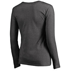 Jacksonville Jaguars Women's Team Logo Long Sleeve T-Shirt - Heathered Gray for sale
