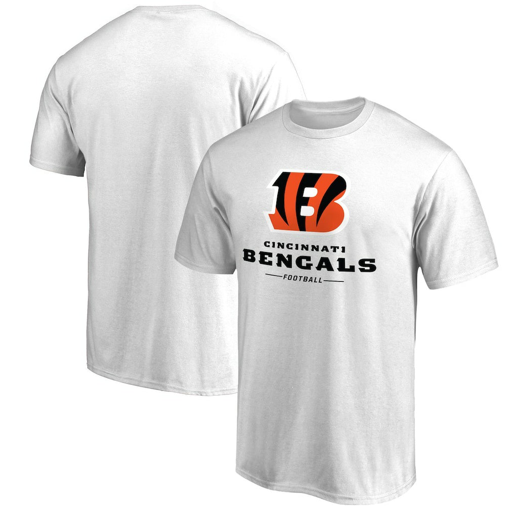 Cincinnati Bengals Team Lockup T-Shirt - White cheap