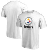 Pittsburgh Steelers Team Lockup 2 T-Shirt - White for sale