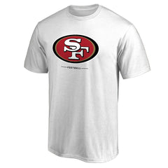 San Francisco 49ers Team Lockup 2 T-Shirt - White for sale