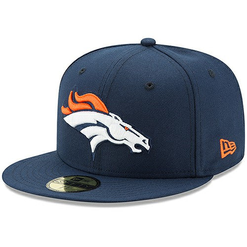 Denver Broncos New Era Omaha 59FIFTY Fitted Hat - Navy on sale