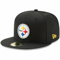 Pittsburgh Steelers New Era Omaha 59FIFTY Fitted Hat - Black cheap