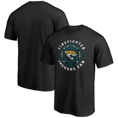 Jacksonville Jaguars Black Firefighter T-Shirt discount