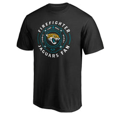 Jacksonville Jaguars Black Firefighter T-Shirt discount