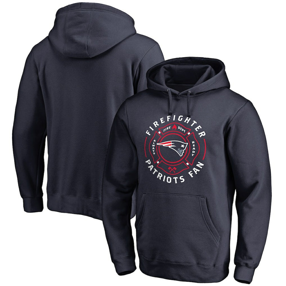 New England Patriots Firefighter Pullover Hoodie - Navy for sale