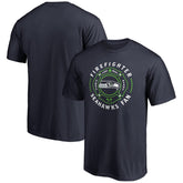 Seattle Seahawks Firefighter T-Shirt - Navy discount