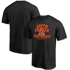 Cincinnati Bengals Faith Family T-Shirt - Black cheap