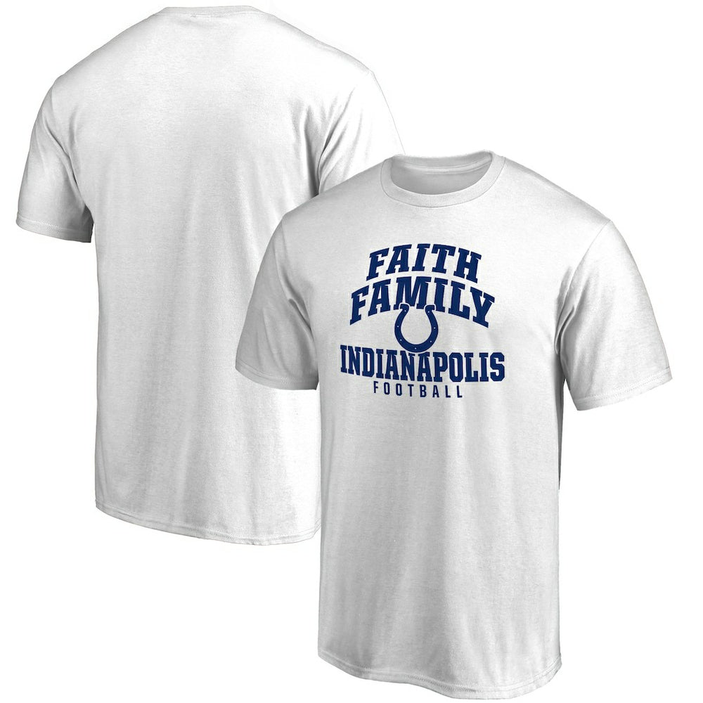 Indianapolis Colts Faith Family T-Shirt - White online