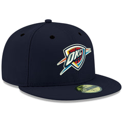 Oklahoma City Thunder Team Color 59FIFTY Fitted Hat - Navy | New Era on sale