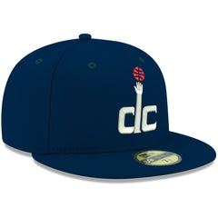 Washington Wizards Team Color 59FIFTY Fitted Hat - Navy | New Era shop