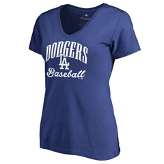 Los Angeles Dodgers Women's Victory Script T-Shirt - Royal