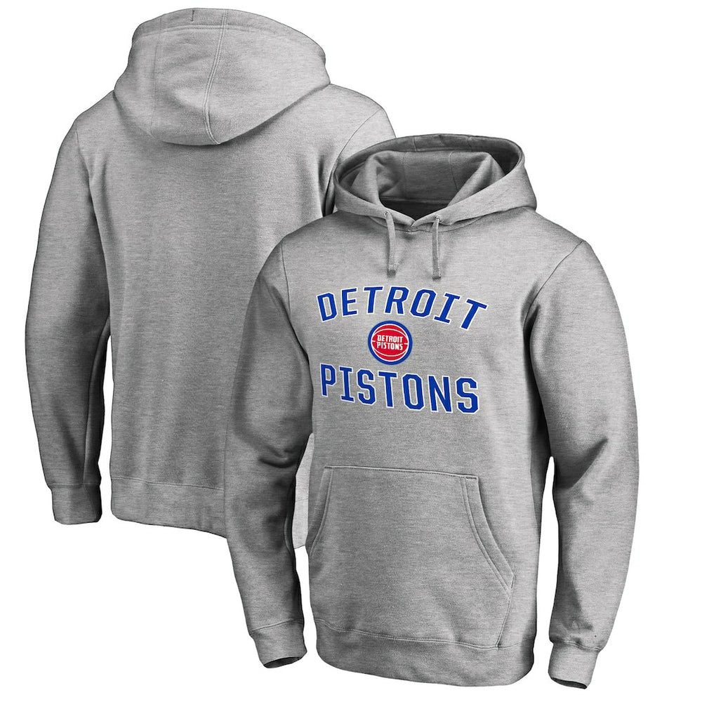 Detroit Pistons Victory Arch Pullover Hoodie sale - Ash on sale