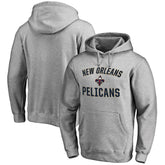 New Orleans Pelicans Victory Arch Pullover Hoodie - Ash on sale