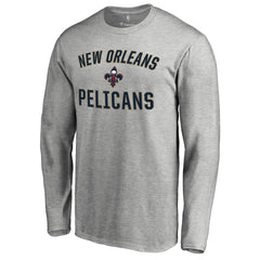 New Orleans Pelicans Victory Arch Long Sleeve T-Shirt - Ash shop