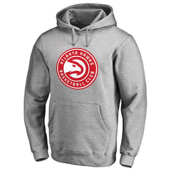 Atlanta Hawks Primary Logo Pullover Hoodie - Heather Gray discount