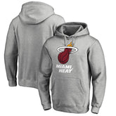Miami Heat Primary Logo Pullover Hoodie - Heather Gray cheap