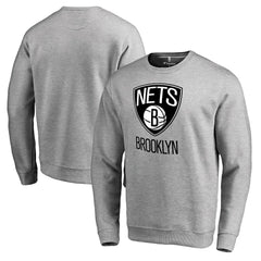 Brooklyn Nets Primary Logo Sweatshirt - Heathered Gray online