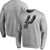 San Antonio Spurs Primary Logo Sweatshirt - Heathered Gray discount