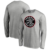 Toronto Raptors Primary Logo Long Sleeve T-Shirt - Heather Gray outlet