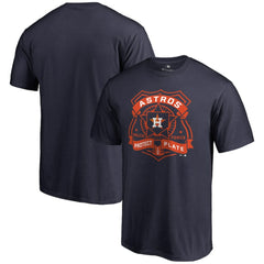 Houston Astros Police Badge T-Shirt - Navy